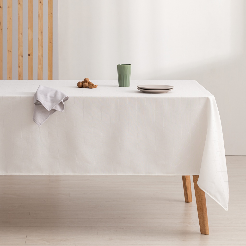 Mantel antimanchas jacquard Line