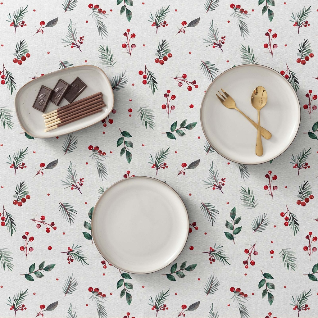 MANTEL NAVIDAD ESTAMPADO