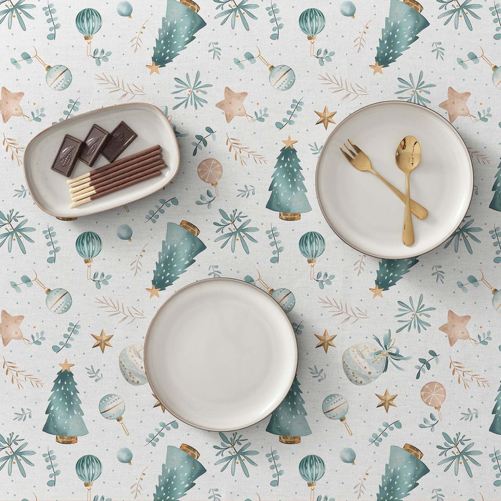 MANTEL NAVIDAD ESTAMPADO