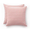 Pack 2 fundas cojín Vichy 45x45 cm