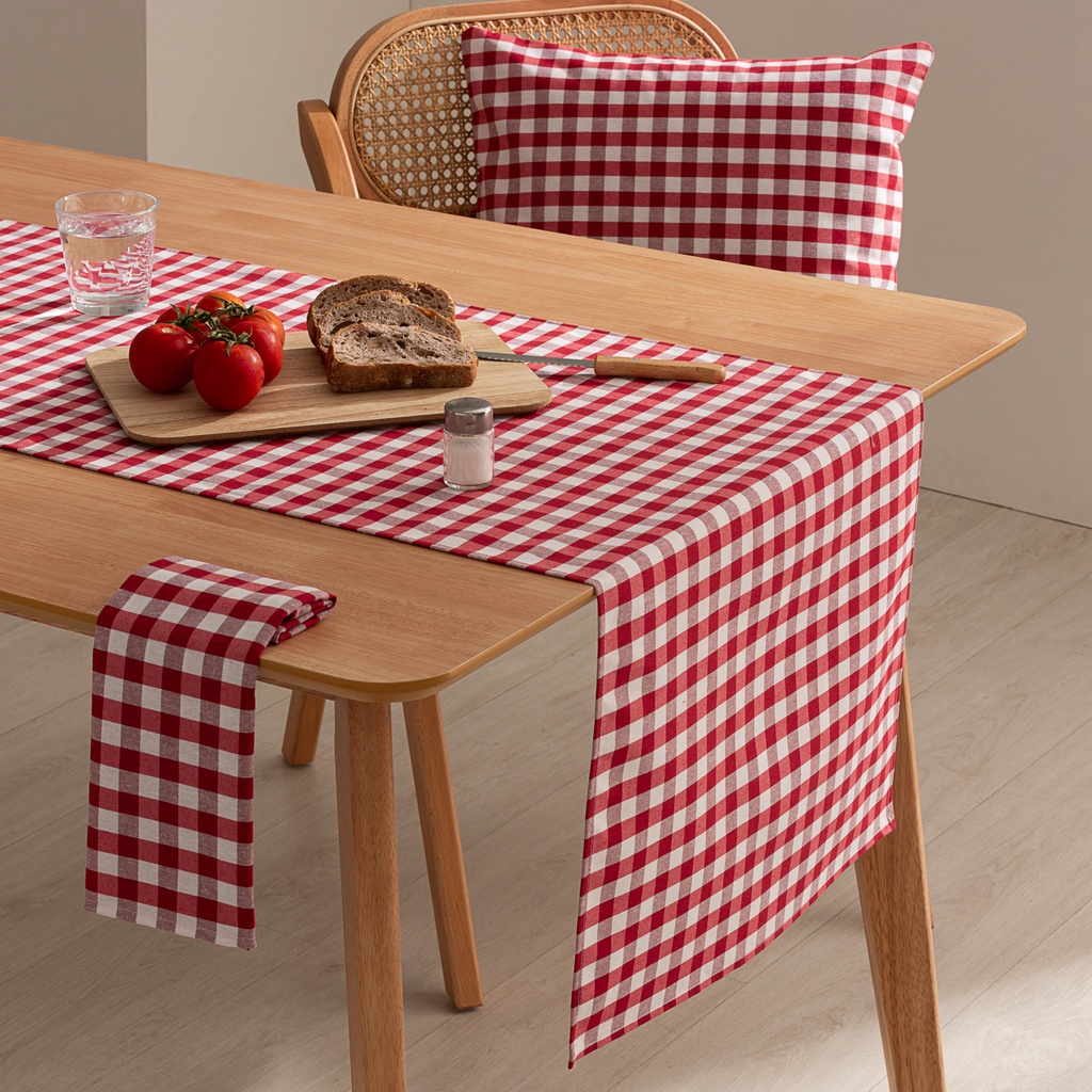 Pack 6 servilletas Vichy 45x45 cm