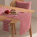 Pack 6 servilletas Vichy 45x45 cm