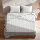 JUEGO DE SÁBANAS 100% ALGODÓN NUVIA