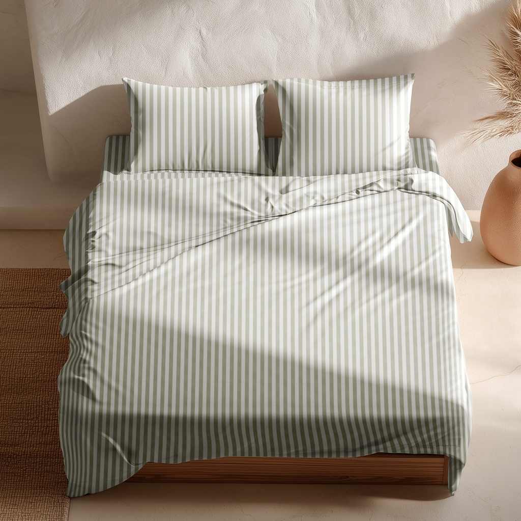 JUEGO DE SÁBANAS 100% ALGODÓN NUVIA