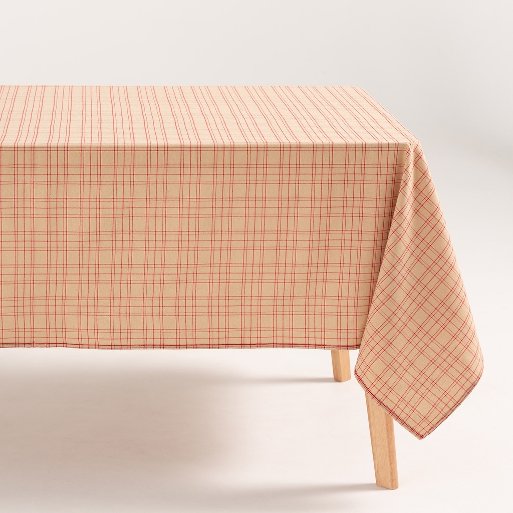 MANTEL NAVIDAD CHECK ALGODÓN