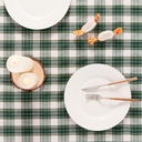 MANTEL NAVIDAD CHECK ALGODÓN