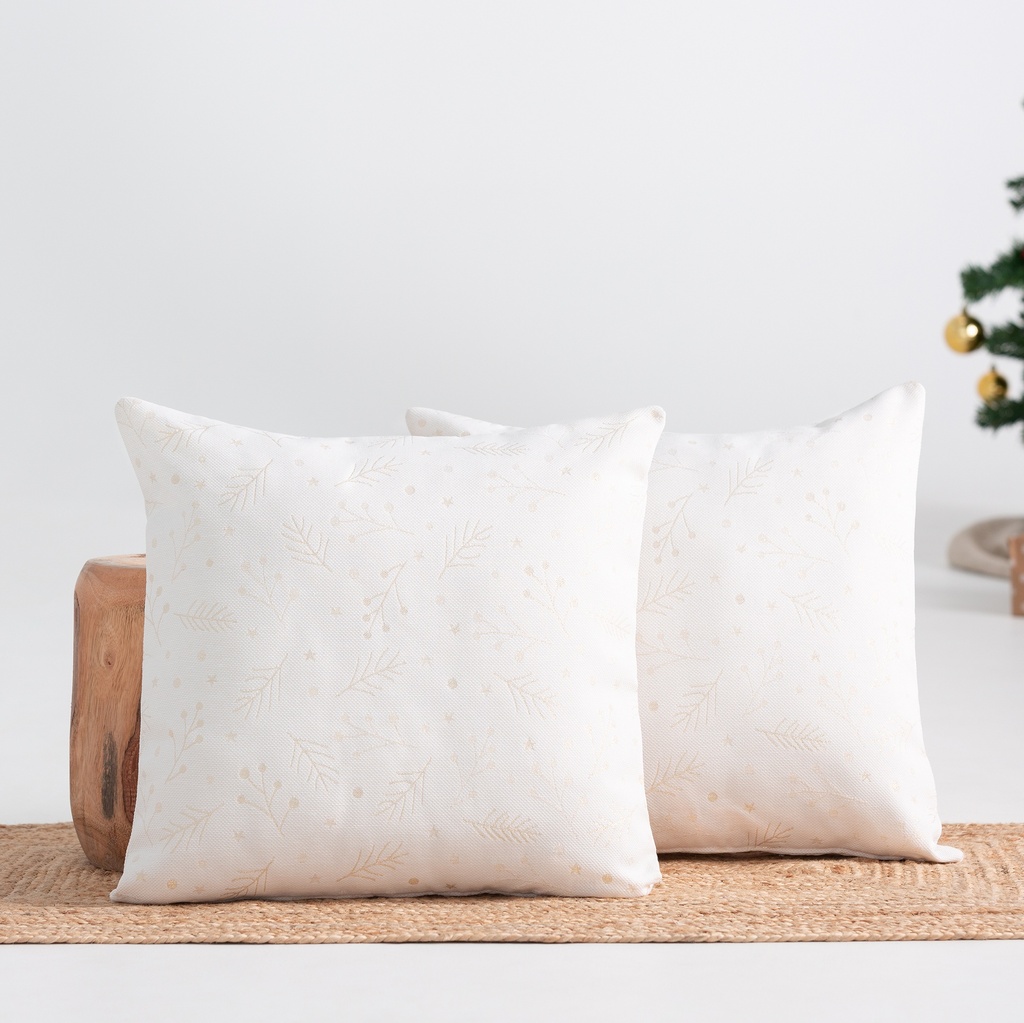 FUNDAS COJÍN NAVIDAD ALGODÓN