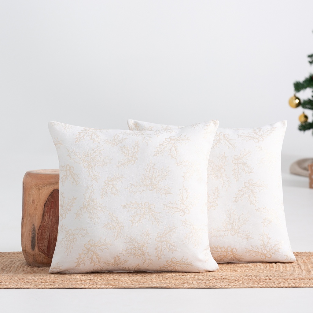 FUNDAS COJÍN NAVIDAD ALGODÓN