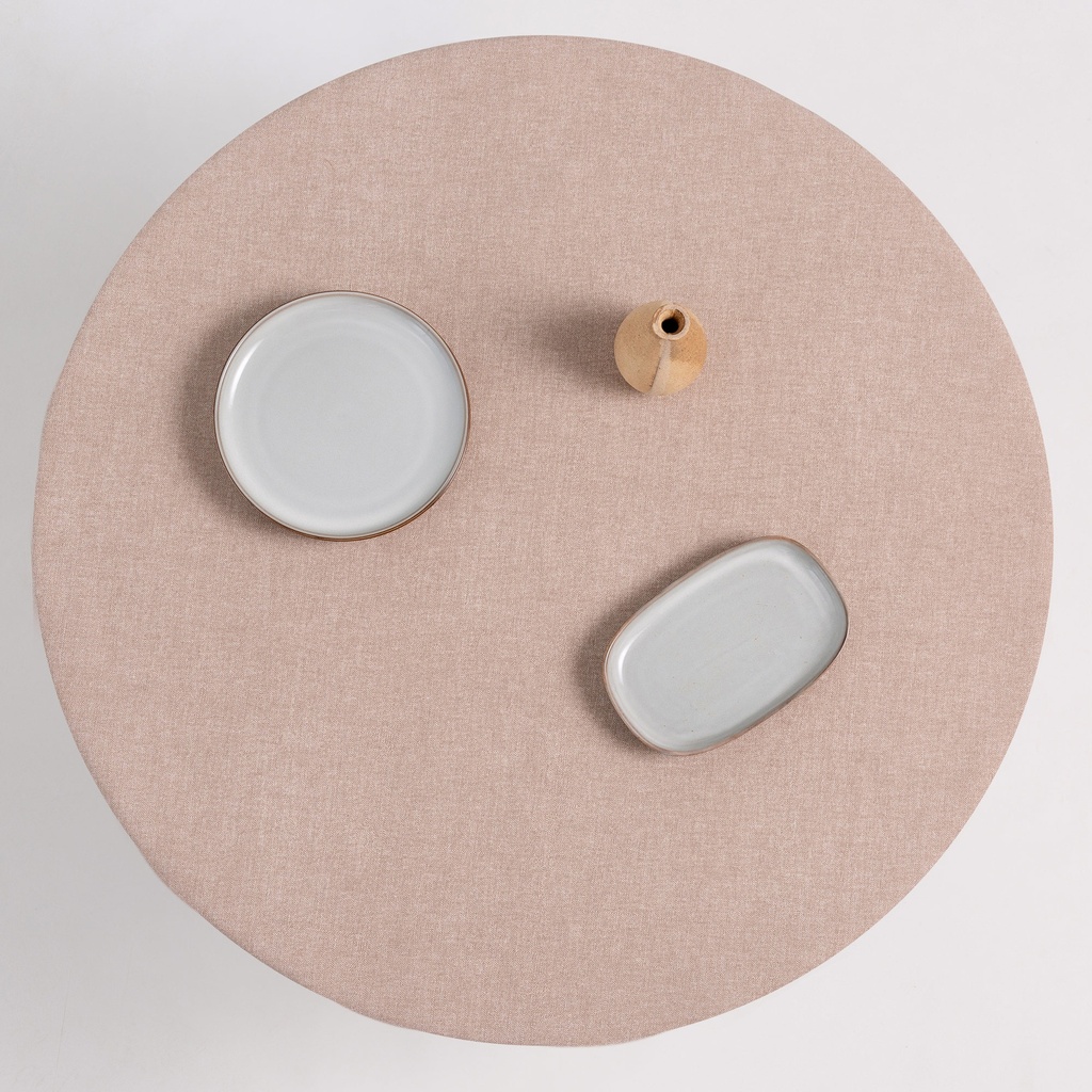 MANTEL REDONDO INDIRA ANTIMANCHAS