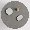 MANTEL REDONDO INDIRA ANTIMANCHAS