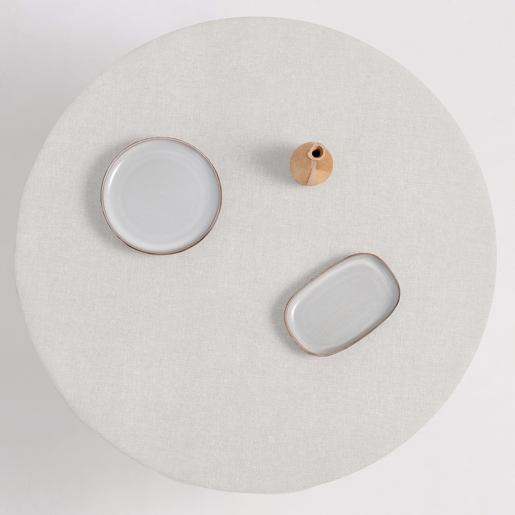 MANTEL REDONDO INDIRA ANTIMANCHAS