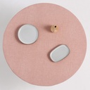 MANTEL REDONDO INDIRA ANTIMANCHAS