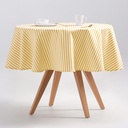 MANTEL REDONDO ARENZA ANTIMANCHAS