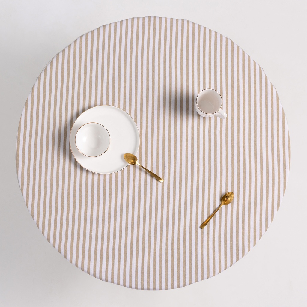 MANTEL REDONDO ARENZA ANTIMANCHAS