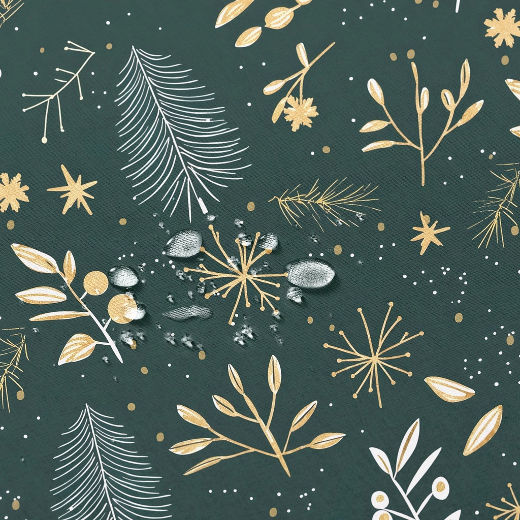 MANTEL NAVIDAD ANTIMANCHAS ALGODÓN