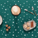 MANTEL NAVIDAD ANTIMANCHAS ALGODÓN