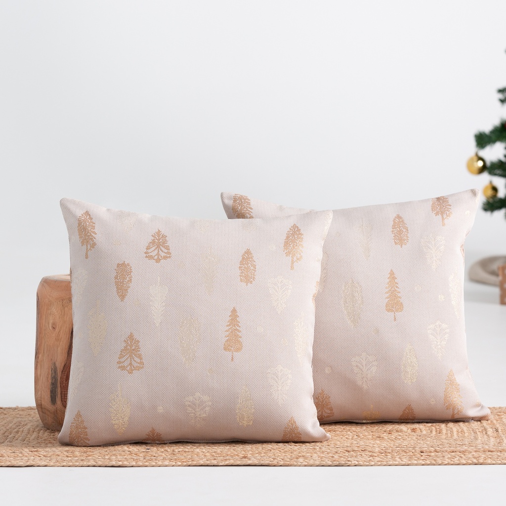 FUNDA COJÍN NAVIDAD ALGODÓN