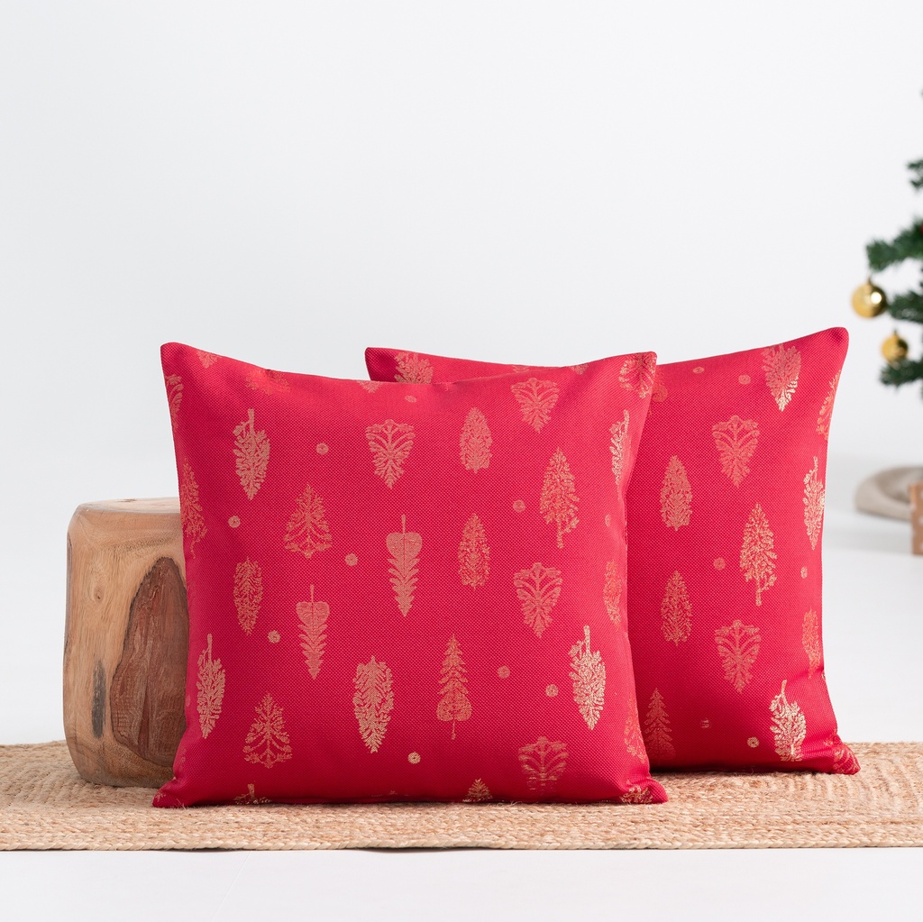 FUNDA COJÍN NAVIDAD ALGODÓN