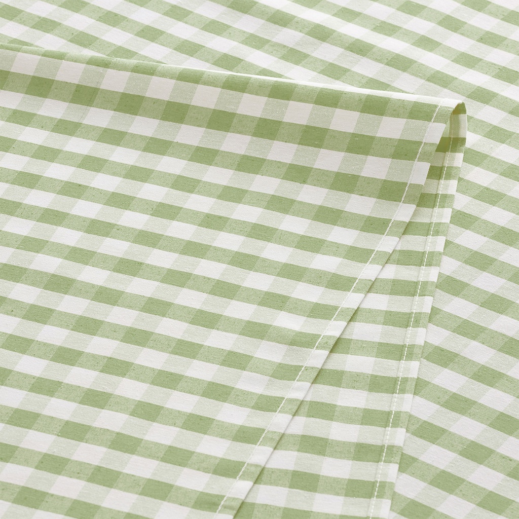 Mantel antimanchas redondo vichy 160x160 cm