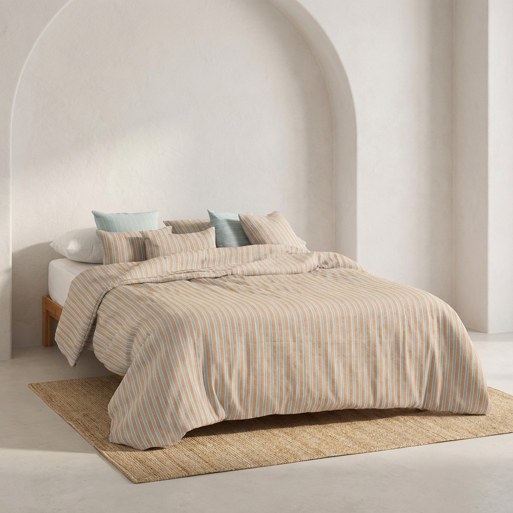 FUNDA NÓRDICA TEJIDA JACQUARD ALGODÓN