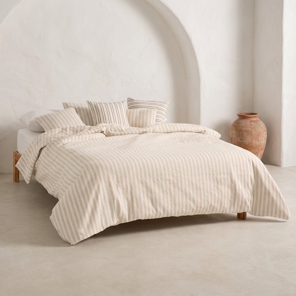 FUNDA NÓRDICA TEJIDA JACQUARD ALGODÓN