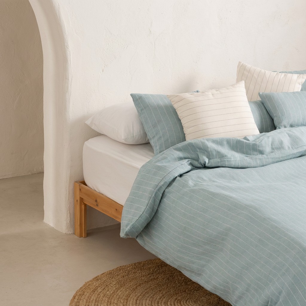 FUNDA NÓRDICA TEJIDA JACQUARD ALGODÓN