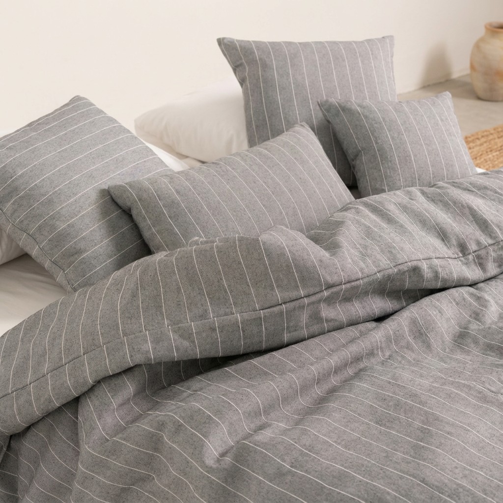 FUNDA NÓRDICA TEJIDA JACQUARD ALGODÓN