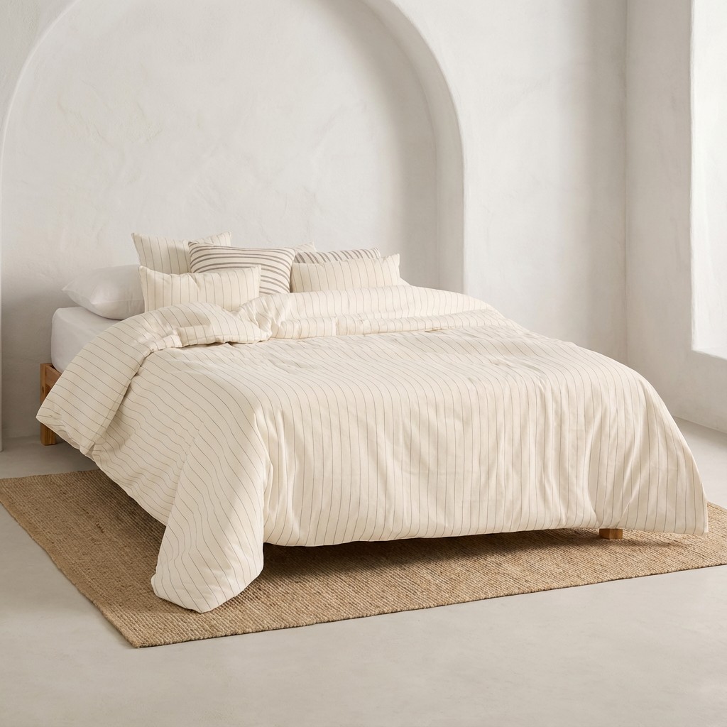 FUNDA NÓRDICA TEJIDA JACQUARD ALGODÓN