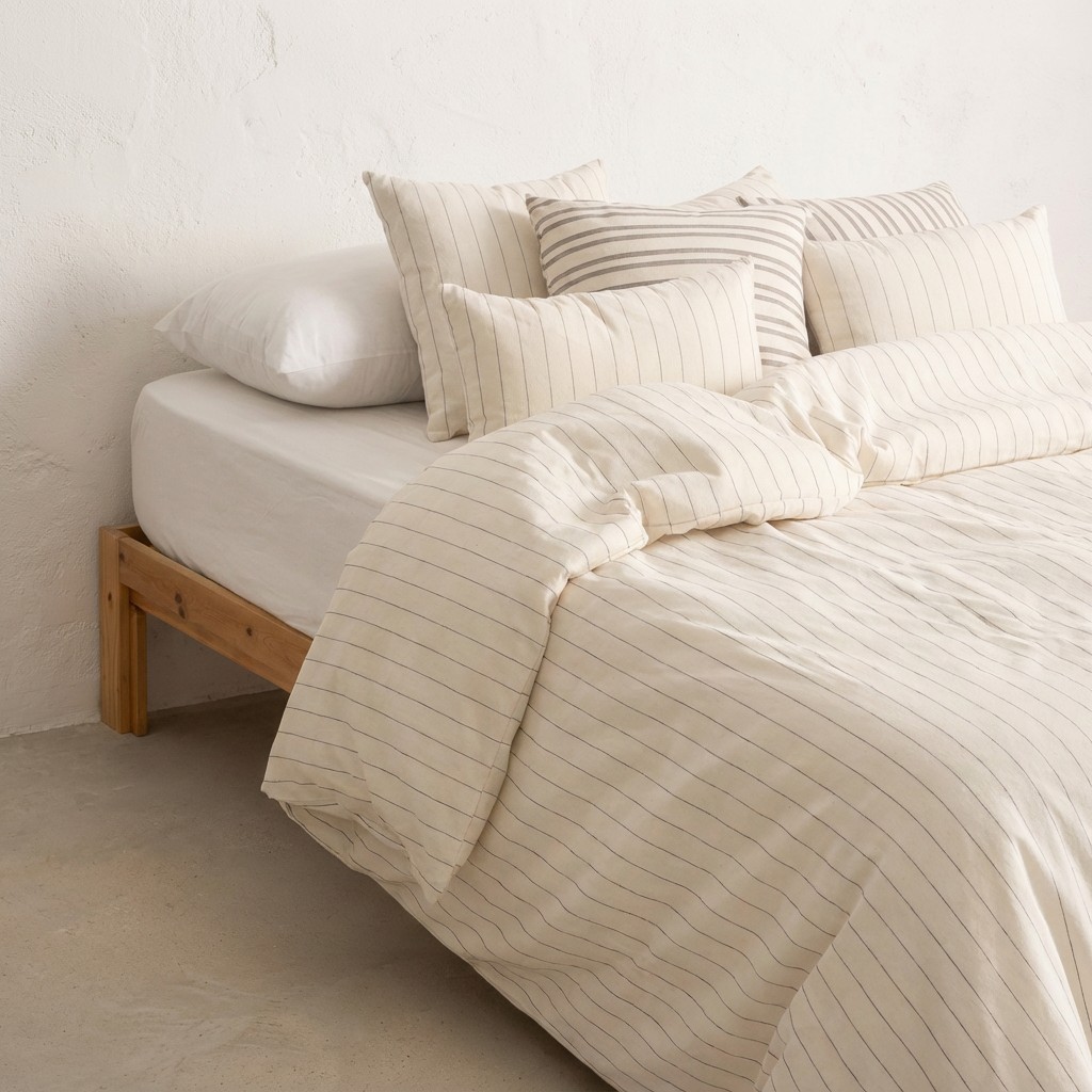 FUNDA NÓRDICA TEJIDA JACQUARD ALGODÓN