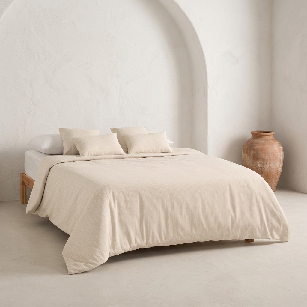 FUNDA NÓRDICA TEJIDA JACQUARD ALGODÓN