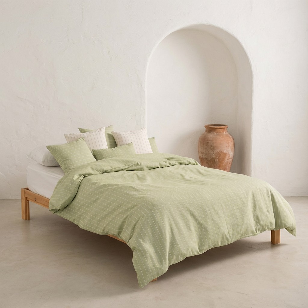 FUNDA NÓRDICA TEJIDA JACQUARD ALGODÓN