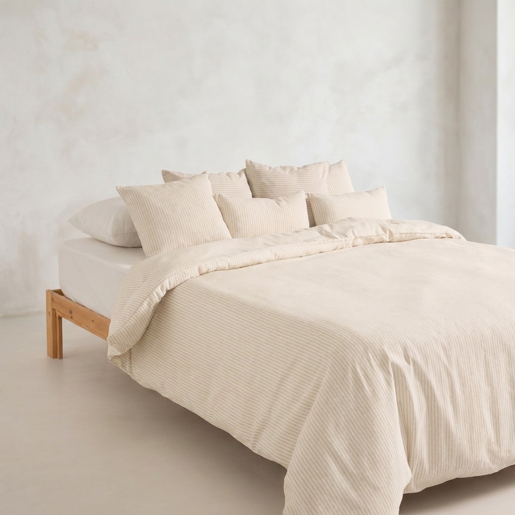 FUNDA NÓRDICA TEJIDA JACQUARD ALGODÓN