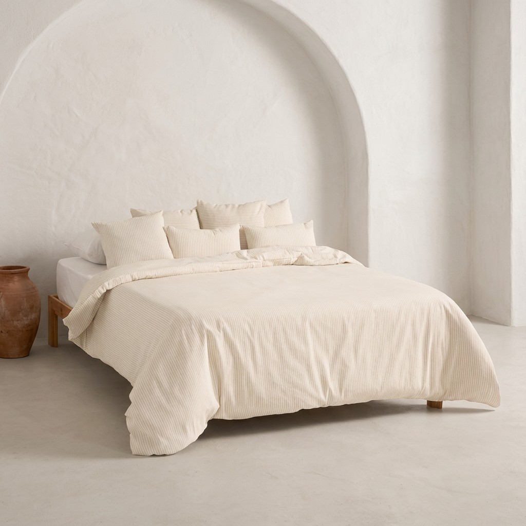 FUNDA NÓRDICA TEJIDA JACQUARD ALGODÓN