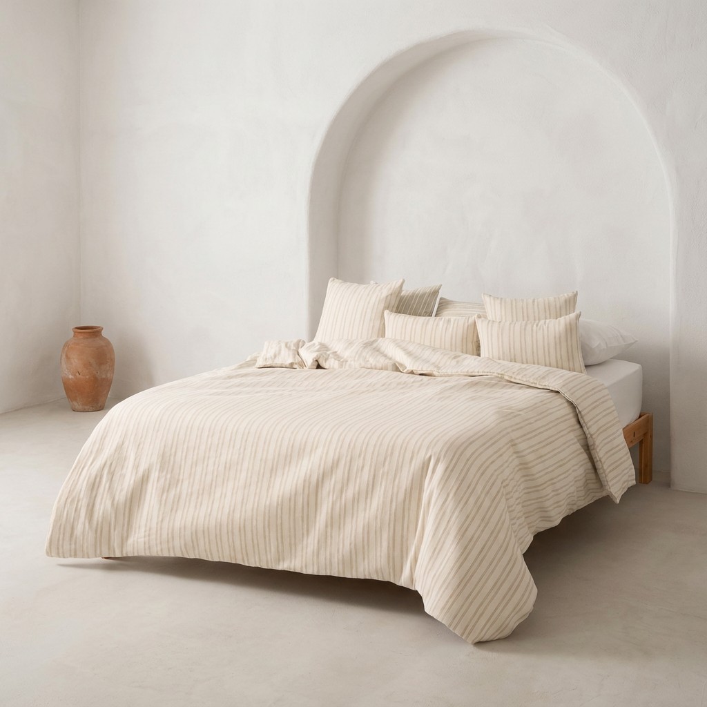 FUNDA NÓRDICA TEJIDA JACQUARD ALGODÓN