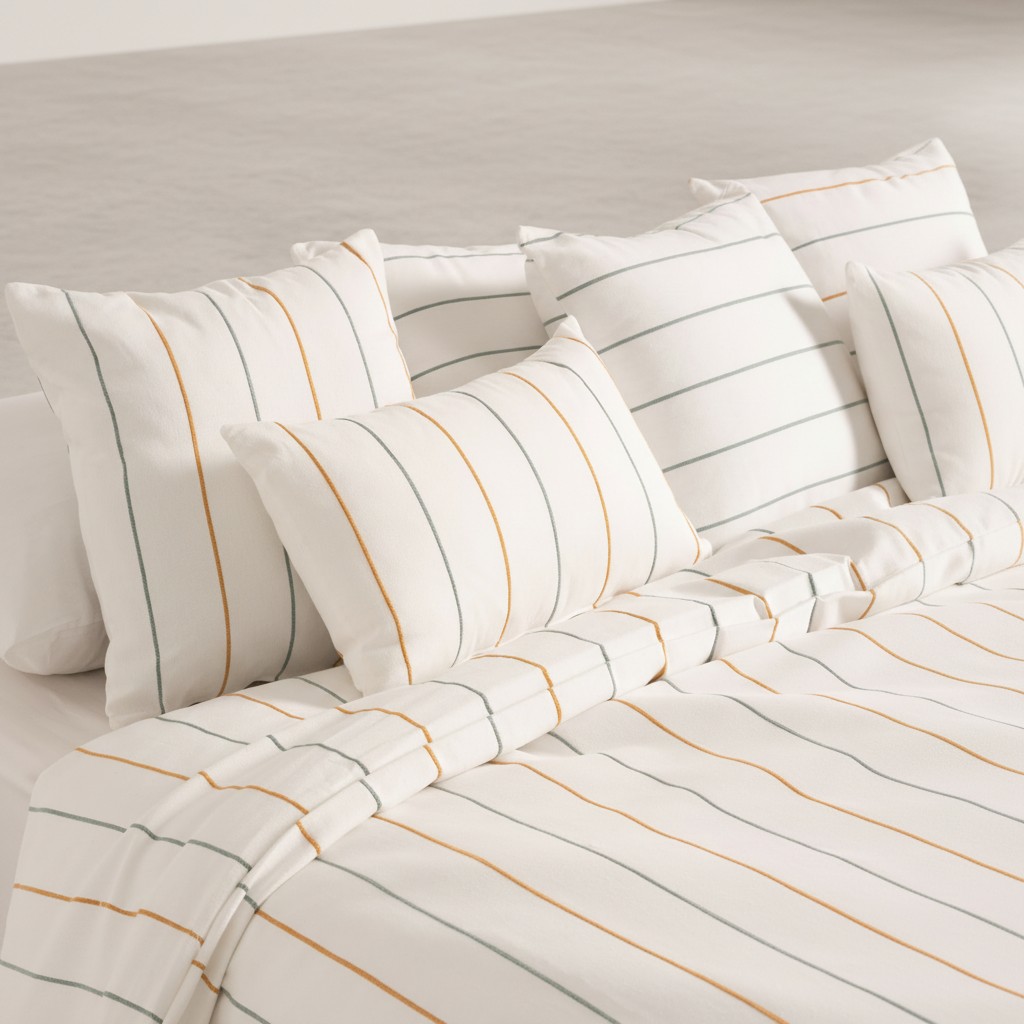 FUNDA NÓRDICA TEJIDA JACQUARD ALGODÓN