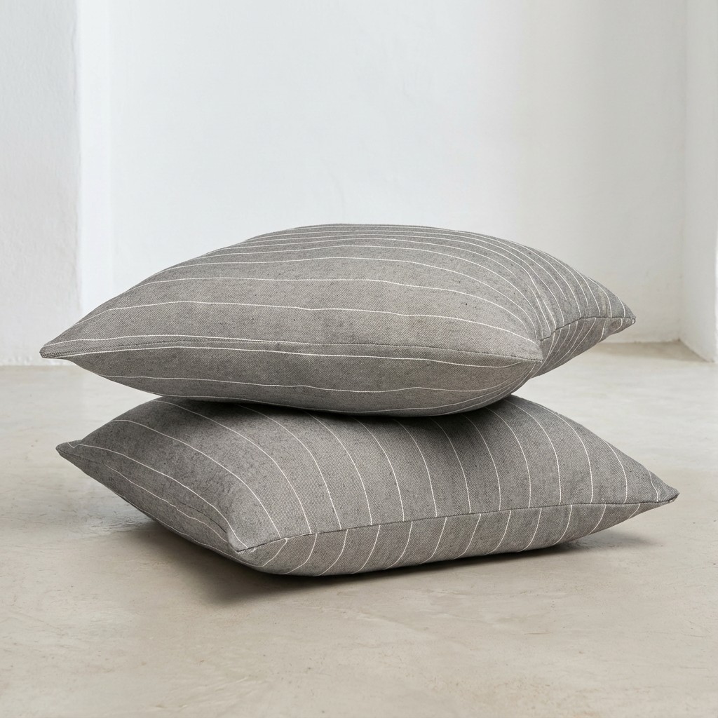 PACK 2 FUNDAS DE COJÍN ALGODÓN JACQUARD RELIEVE