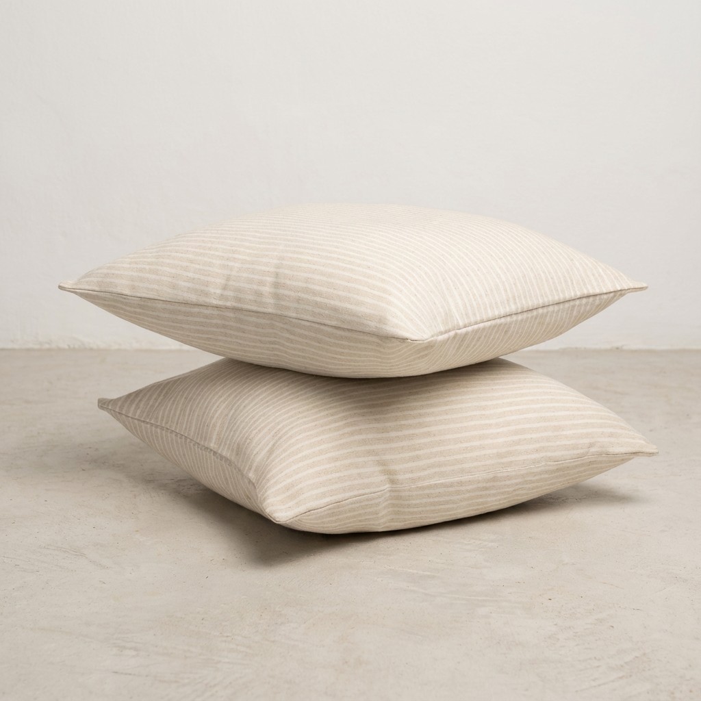 PACK 2 FUNDAS DE COJÍN ALGODÓN JACQUARD RELIEVE