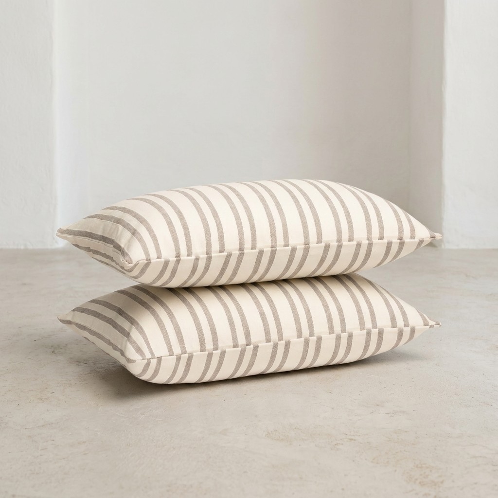 PACK 2 FUNDAS DE COJÍN ALGODÓN JACQUARD RELIEVE