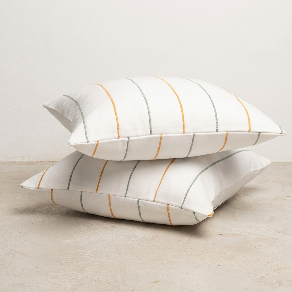 PACK 2 FUNDAS DE COJÍN ALGODÓN JACQUARD RELIEVE