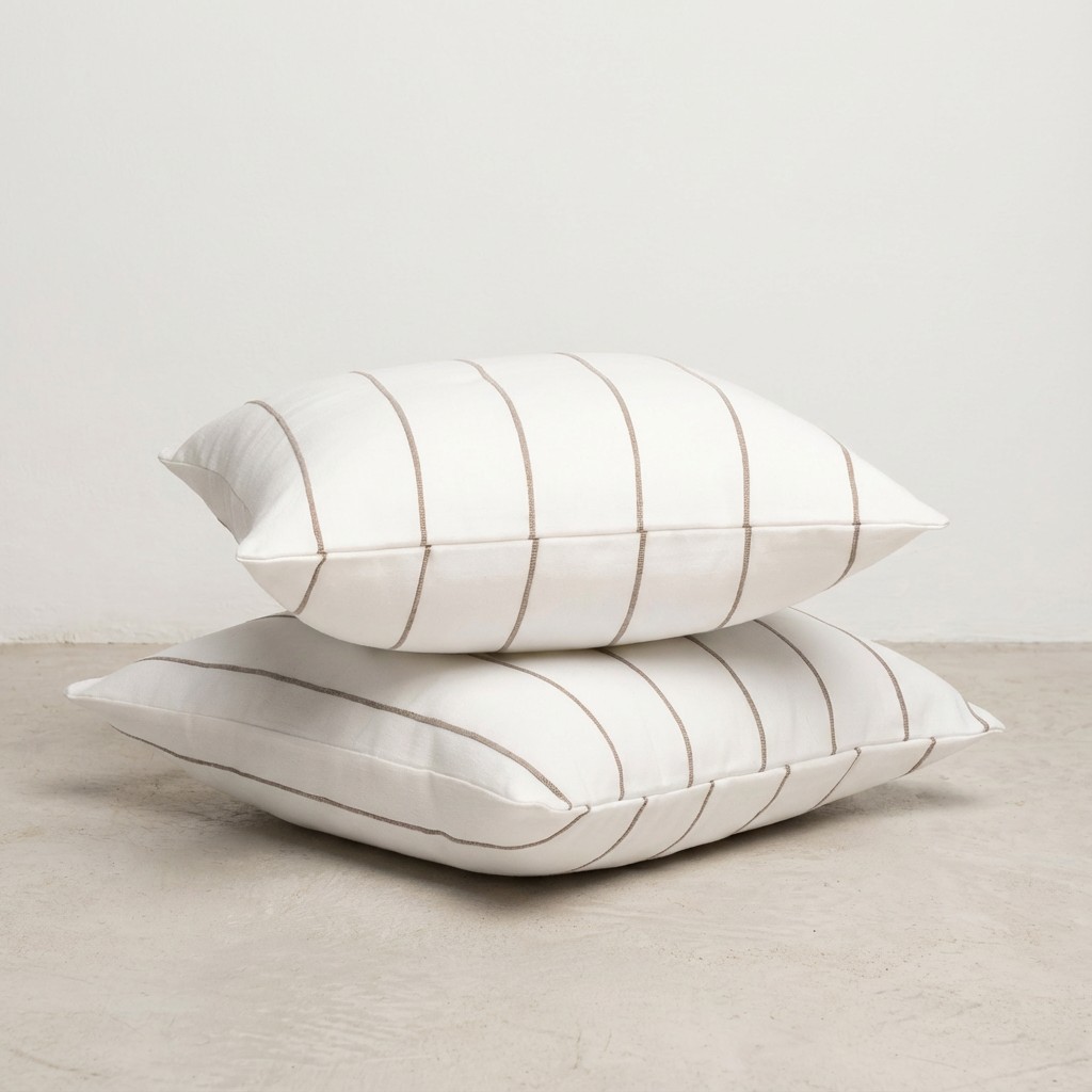 PACK 2 FUNDAS DE COJÍN ALGODÓN JACQUARD RELIEVE