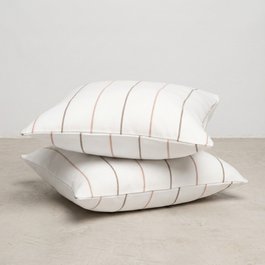 PACK 2 FUNDAS DE COJÍN ALGODÓN JACQUARD RELIEVE