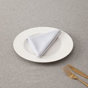 Pack 6 servilletas satén Rubi 45x45 cm