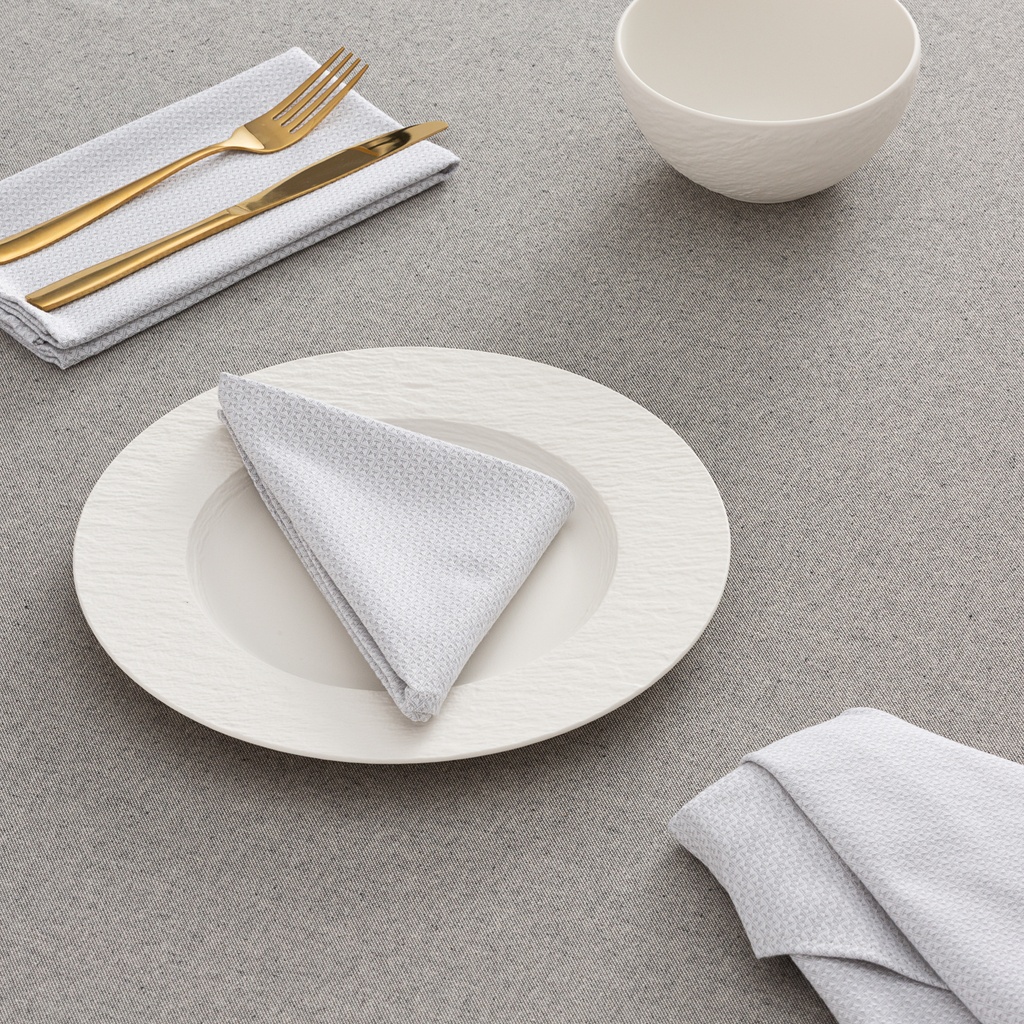 Pack 6 servilletas satén Rubi 45x45 cm