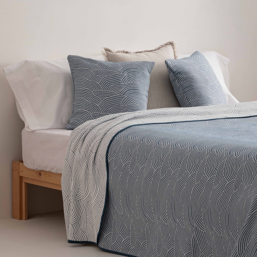 Colcha ligera Marea jacquard