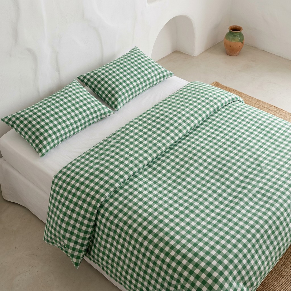 FUNDA NÓRDICA 100% ALGODÓN VICHY 