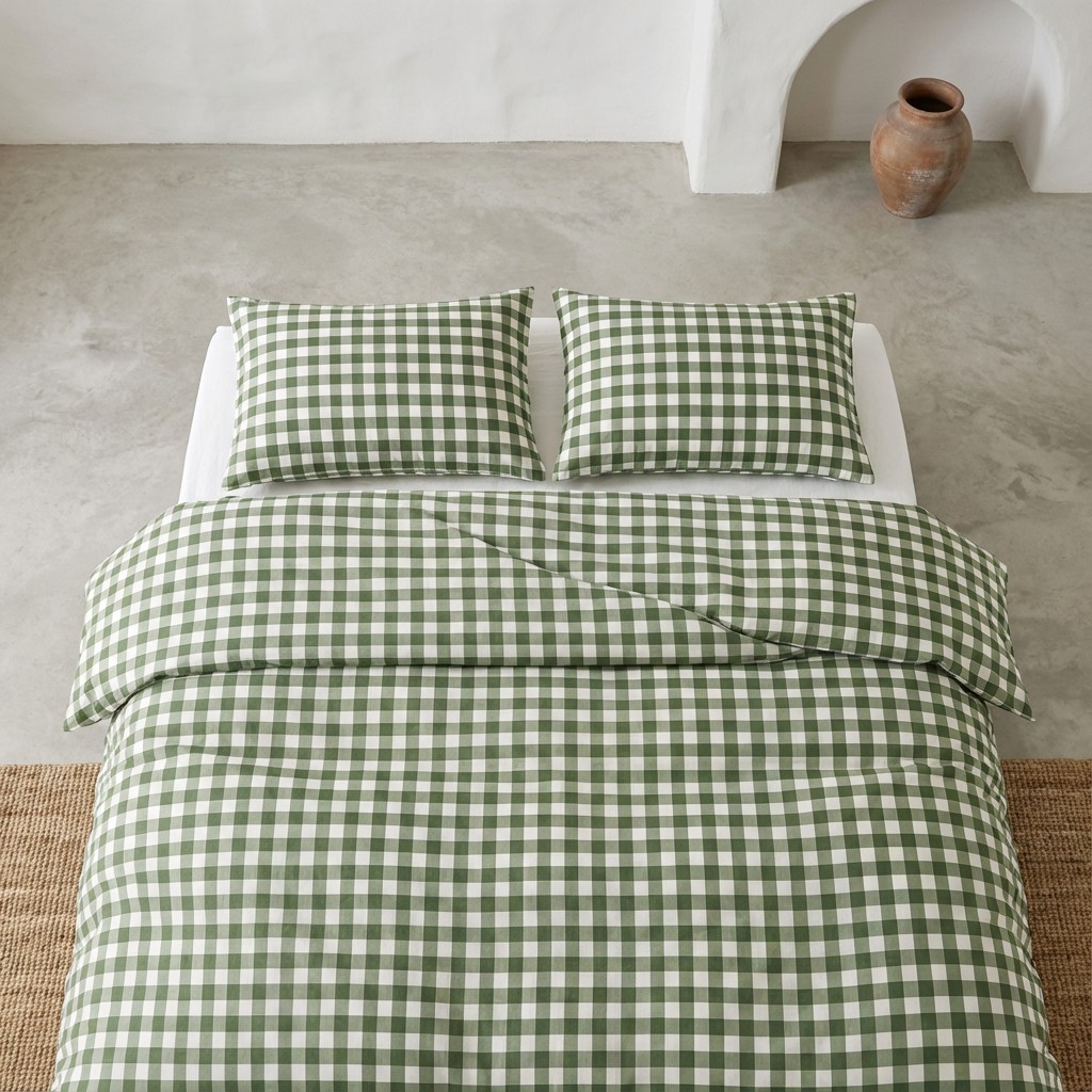 FUNDA NÓRDICA 100% ALGODÓN VICHY 