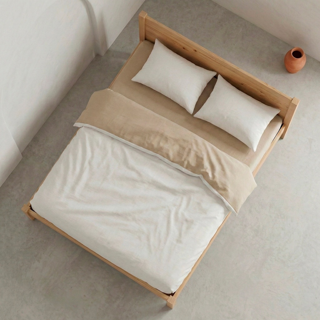 JUEGO FUNDA NÓRDICA REVERSIBLE 100% ALGODÓN CLARA