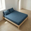 SÁBANA BAJERA 100% ALGODÓN AZUL