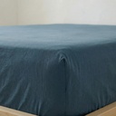 SÁBANA BAJERA 100% ALGODÓN AZUL