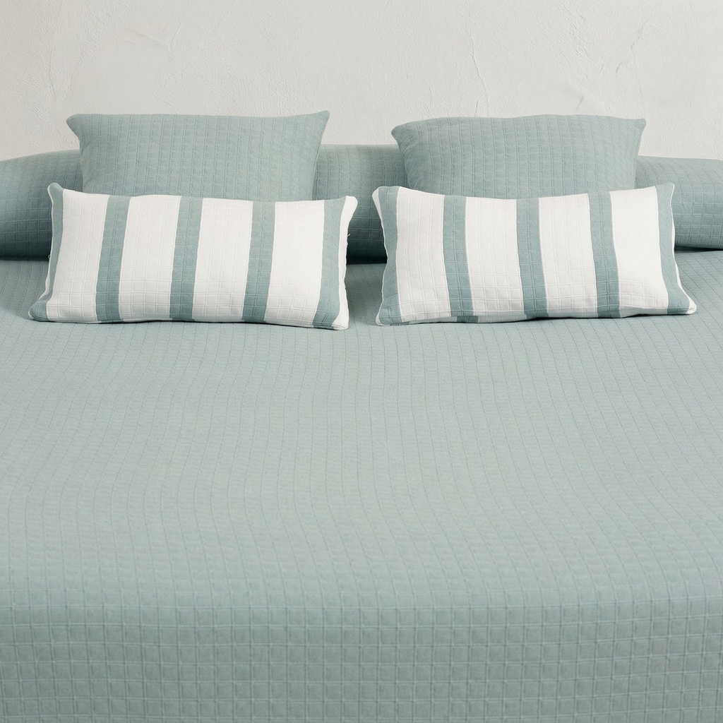 COLCHA JACQUARD ALGODÓN QUADRA